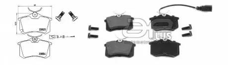 Колодки тормозные APLUS 71211EAP