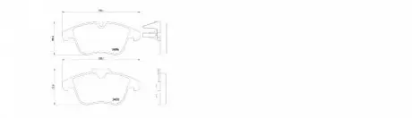 Колодки тормозные APLUS 71250AAP