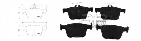 Тормозные колодки APLUS 71261BAAP