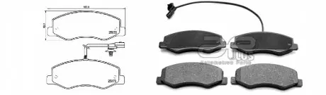 Тормозные колодки APLUS 71262AAP