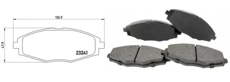 Тормозные колодки дисковые перед. Daewoo Lanos 13", Matiz 0.8-1.5 05.97 APLUS 71667AAP
