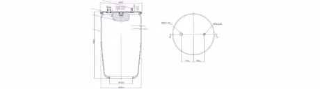 Пневморесора 4862N1P01 (без стакана) APLUS 91294AP
