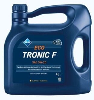 Масло двигателя 4L EcoTronic F 5W20 ARAL 15570E