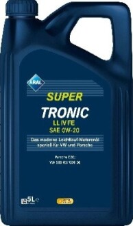 Олива моторна Super Tronic LL IV FE SAE 0W20 (5 Liter) ARAL -15F460