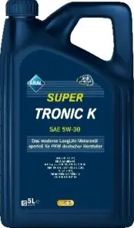 Олива моторна Super Tronic K SAE 5W30 (5 Liter) ARAL -15F477 Купити в Україні