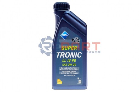 Олива 0W20 Super Tronic LL IV FE (1L) (VW 508 00/509 00) ARAL AR-15F3C3 (фото 1)