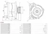 Генератор Dacia Duster/Renault Clio 1.5 dCi 10- (14V/150A) AS (A3698S) зображення 5
