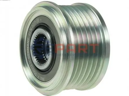 Шків генератора Renault Kangoo 1.5dCi 08-, 6PK, K9K AS AFP0057(INA) Купити в Україні