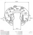 Монтажна пластина діода генератора AUTOSTARTERARC4014 AS ARC4014 (фото 3)