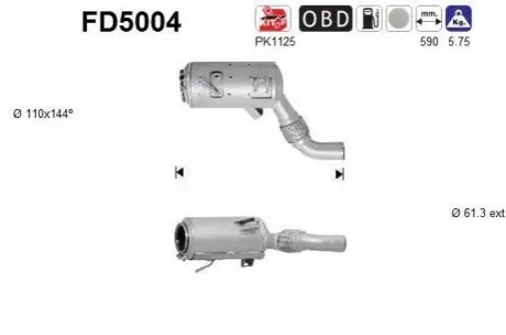 Автозапчасть AS FD5004