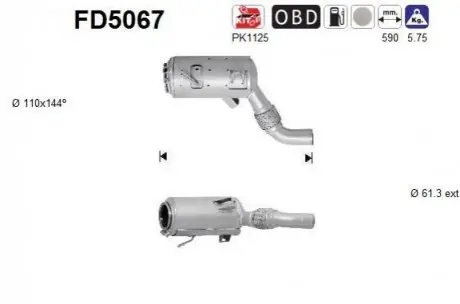Автозапчасть AS FD5067