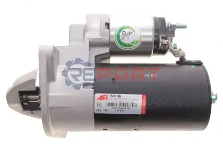Стартер Fiat Doblo 1.6 D Multijet/1.9 JTD 01-/Opel Insignia A 2.0 Biturbo CDTI 08-17 (12V/1.7kw) (z=9) AS S0186 Купити в Україні
