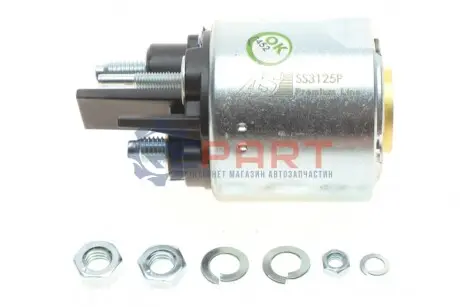 Реле стартера втягуюче (12V) Renault Kangoo 1.6 01-/Lada Largus 1.6 12- (PREMIUM LINE) AS SS3125P Купити в Україні