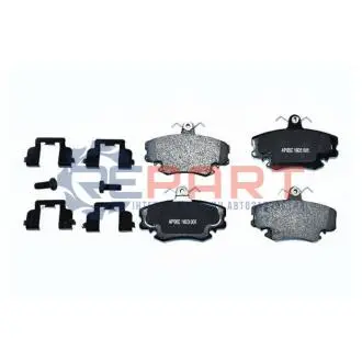 Тормозные колодки (передние) Dacia Logan 04-/Renault 11/19/21/Peugeot 205/309 86- (с датчиками) ASAM 30094 Купить в Украине
