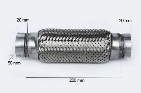 Фото Гофра глушника (50x200) ASAM (33745) зображення 1