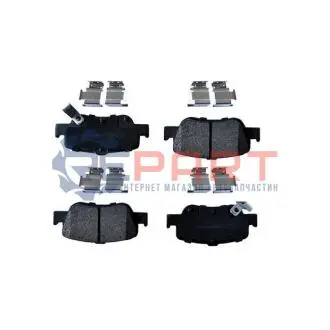 Тормозные колодки дисковые зад. Toyota Auris 1,4-2.2 D 06- ASAM 55367 Купить в Украине