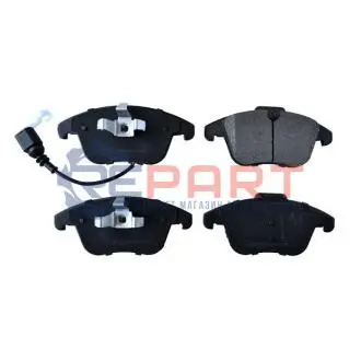 Колодки гальмівні (передні) Audi Q3 11-18/VW Passat Tiguan 07-18/Sharan 10-(+датчик) ASAM 55404 Купити в Україні