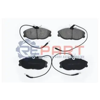 Колодки гальмівні (передні) Citroen Xsara/Peugeot 406 96-05 (Lucas-Girling) (з датчиками) ASAM 74250 Купити в Україні