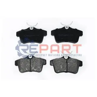Колодки гальмівні (задні) Citroen C4 09-/DS4/DS5 11-15/Peugeot 308/508/3008/5008 09-18 (з прижимною пластиною) ASAM 74259 Купити в Україні