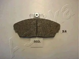 Гальмівні колодки, дискове гальмо (набір) ASHIKA 5000003