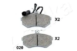 Колодки гальмівні (передні) Audi 80/100 -90 (з датчиком) ASHIKA 5000020
