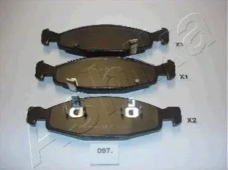 Колодки гальмівні (передні) Jeep Grand Cherokee 3.1TD/4.0I/4.7V8 99-05 ASHIKA 5000097