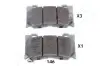 Колодки гальмівні (передні) Infiniti FX/G 07-/M37/M 10-/Q50/Q60/Q70/QX70 13-/Nissan Skyline 14 ASHIKA (5001146) зображення 1
