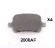 Фото Колодки гальмівні (передні) Toyota Camry/Lexus ES 96-06 (Akebono) ASHIKA (50022008) зображення 1