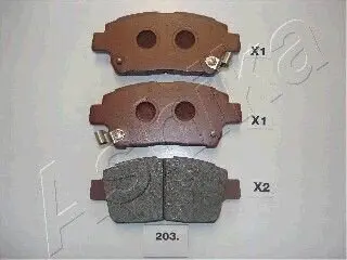 Тормозные колодки, дисковый тормоз.) ASHIKA 5002203