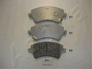 Колодки тормозные передние дисковые TOYOTA COROLLA (выр-во) ASHIKA 5002211