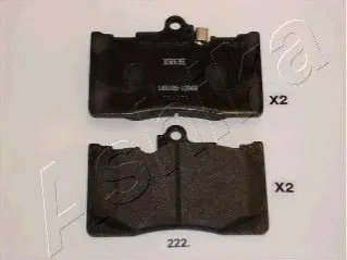 Тормозные колодки, дисковый тормоз.) ASHIKA 5002222