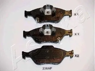 Колодки тормозные передние дисковые TOYOTA YARIS (выр-во) ASHIKA 5002238