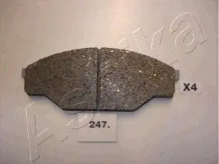 Гальмівні колодки, дискове гальмо (набір) ASHIKA 5002247