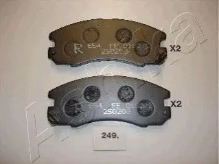 Тормозные колодки, дисковый тормоз.) ASHIKA 5002249