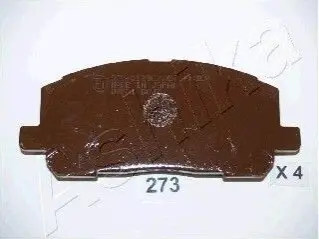 Гальмівні колодки, дискове гальмо (набір) ASHIKA 5002273