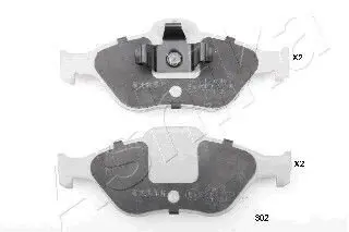 Колодки гальмівні (передні) Ford Connect 02-13/Fiesta/Puma 95-03/Focus 02-04/Ka 01-08 ASHIKA 5003302