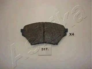 Гальмівні колодки, дискове гальмо (набір) ASHIKA 5003317