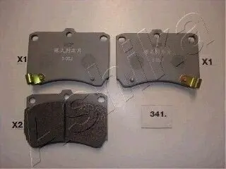 Тормозные колодки, дисковый тормоз.) ASHIKA 5003341