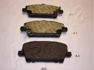 Колодки гальмівні (передні) Honda Civic VIII 05- (Lucas) ASHIKA 5004403