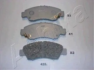 Колодки гальмівні (передні) Honda Civic V/VI 91-01/Jazz 02-08 ASHIKA 5004425