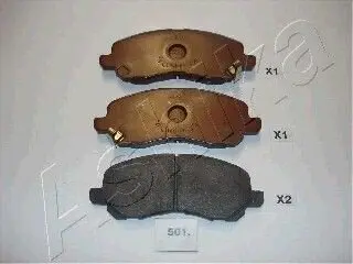 Колодки гальмівні (передні) Mitsubishi Lancer 00- /Outlander 06-/Peugeot 4008 1.6-2.0 12 ASHIKA 5005501