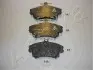Колодки гальмівні (передні) Mitsubishi Carisma 95-06/Colt 04-13/Volvo V40/S40 95-06 ASHIKA (5005516) зображення 1