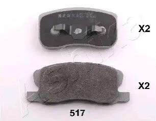 Тормозные колодки, дисковый тормоз.) ASHIKA 5005517