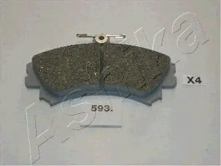 Колодки гальмівні (передні) Mitsubishi Colt 04-12/Carisma/Space Star/Volvo S40/V40 95-06/Smart 04 ASHIKA 5005593 Купити в Україні