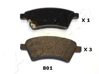 Колодки гальмівні (передні) Fiat Sedici/Suzuki SX4 06 ASHIKA 5008801