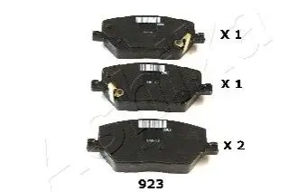 Колодки гальмівні (передні) Fiat 500X 1.4-1.6/1.6-2.0D 14-/ Jeep Renegade1.4-1.6/2.0CRD 14 ASHIKA 5009923