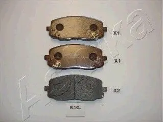 Колодки гальмівні (передні) Hyundai I10 08-/Kia Picanto 04 ASHIKA 500K010 Купити в Україні