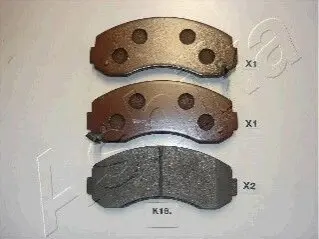 Тормозные колодки, дисковый тормоз.) ASHIKA 500K018