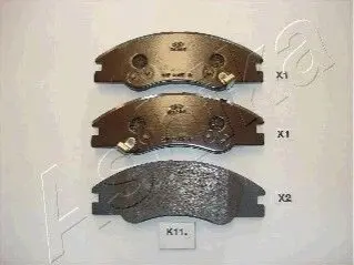 Тормозные колодки, дисковый тормоз.) ASHIKA 500KK11