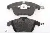 Колодки гальмівні (передні) Land Rover Freelander/Ford Mondeo IV 1.8-2.5 07-15 ASHIKA (500LL00) зображення 1